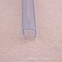 Vidrio PVC Ducha Pantalla Stop Sellado de agua Tira Forro Bar 8 ~ 12 mm Curved Glass 7mm Gap